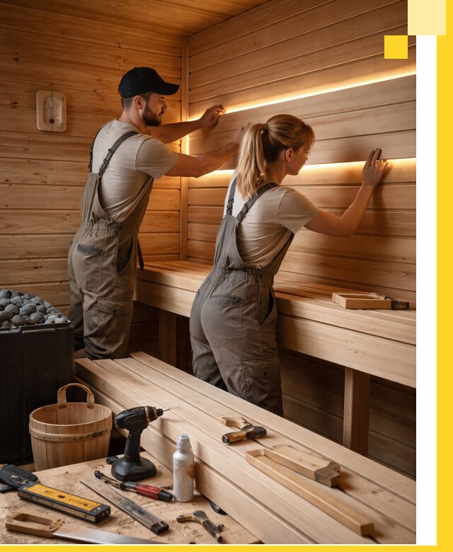 Дизайн саун и бань под ключ с индивидуальным проектом в Глазове