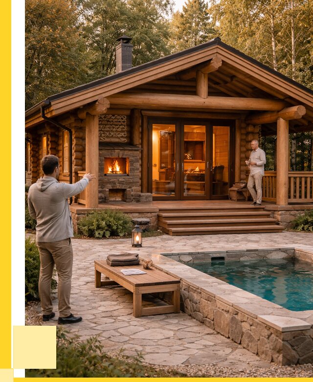 Проекты бань и хамам в Глазове от 25508 р. | ЭриданГлз