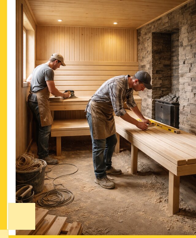 Отделка бани в Глазове: внутренняя отделка от 3061 р. | ЭриданГлз