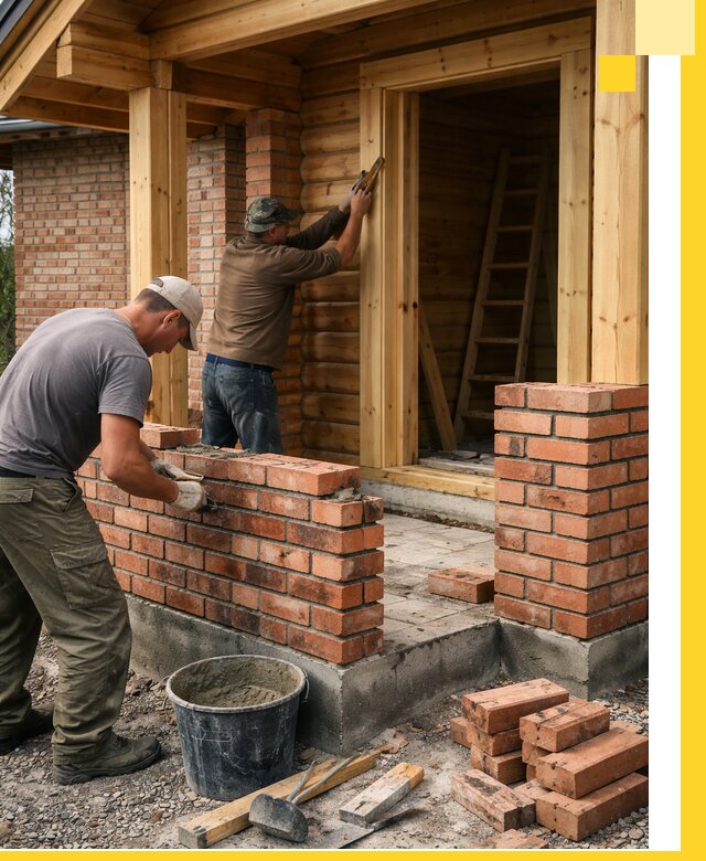 Строительство кирпичных бань под ключ в Глазове с гарантией качества