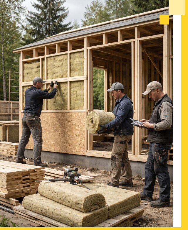 Проектирование и строительство каркасных бань в Глазове под ключ