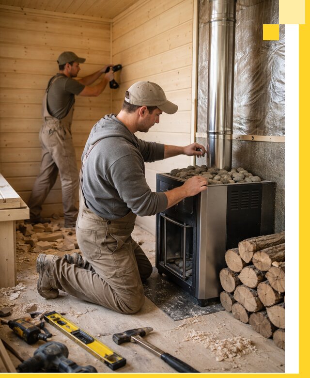 Строительство деревянных бань под ключ в Глазове проекты и монтаж