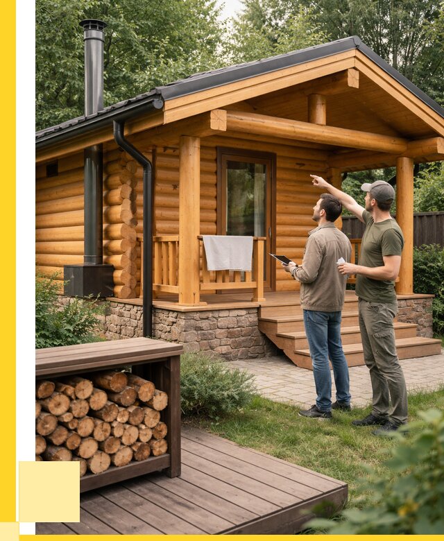 Бани для дачи под ключ в Глазове от 255075 р. | ЭриданГлз