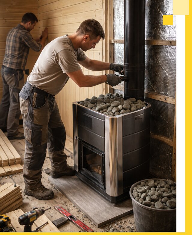 Проектирование и строительство парилок для бани в Глазове под ключ