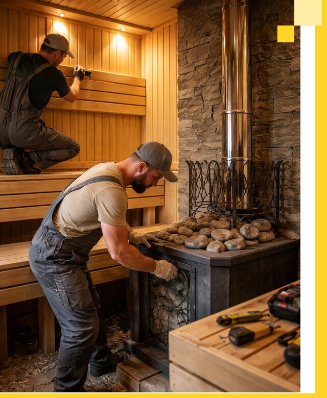 Комплексный дизайн бань, саун и зон отдыха в Глазове