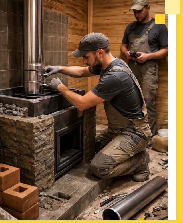 Изготовление и установка банных печей под ключ в Глазове