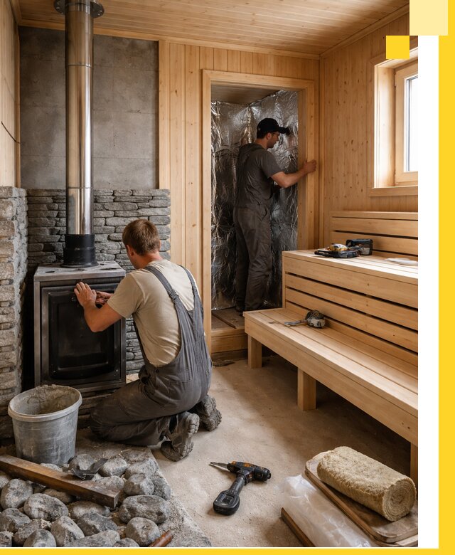 Строительство и изготовление бань под ключ в Глазове