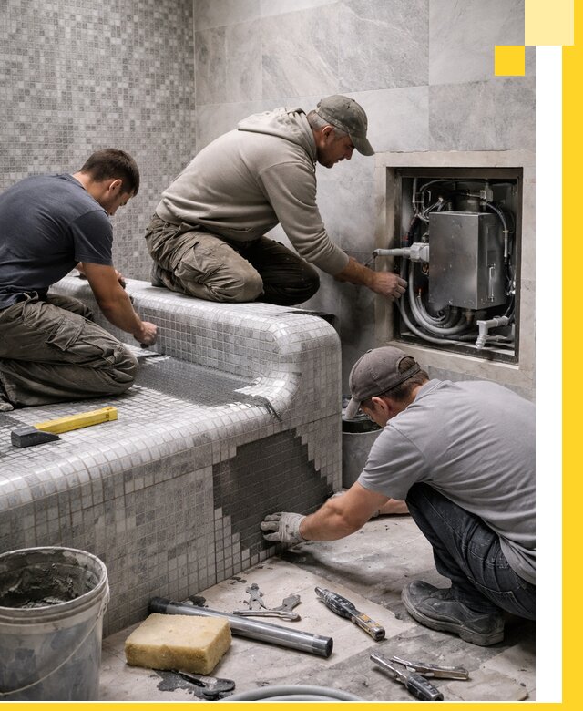 Проекты хамамов под ключ в Глазове и дизайн и строительство