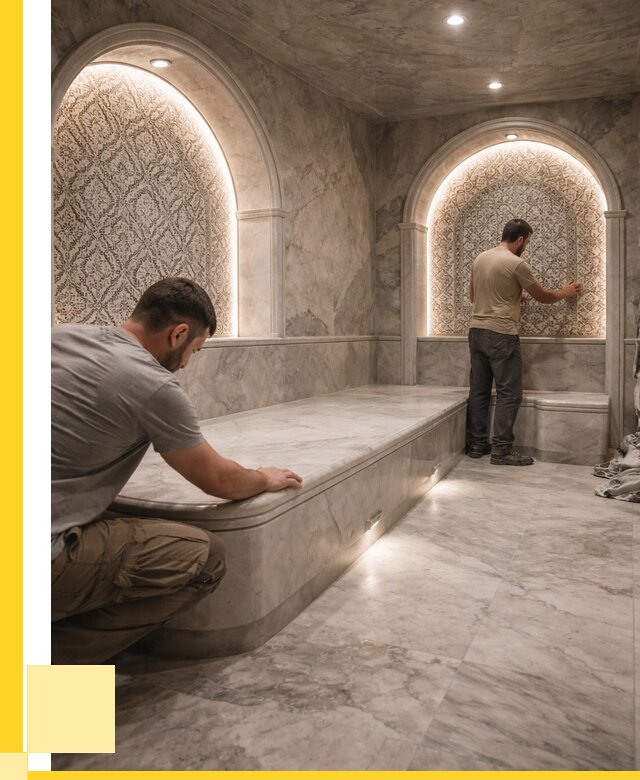 Турецкие бани под ключ в Глазове от 255075 р. | ЭриданГлз