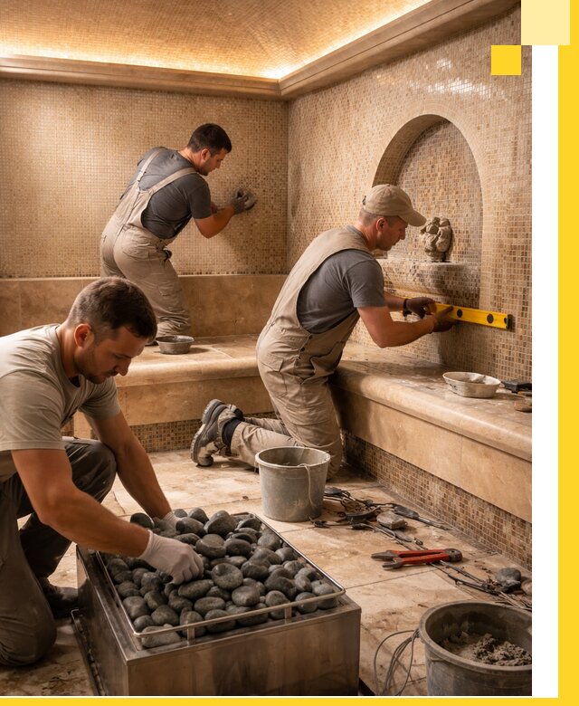 Проектирование и строительство хамама и сауны в Глазове