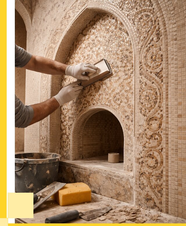 Мозаика для хамама в Глазове под ключ от 5102 р. | ЭриданГлз