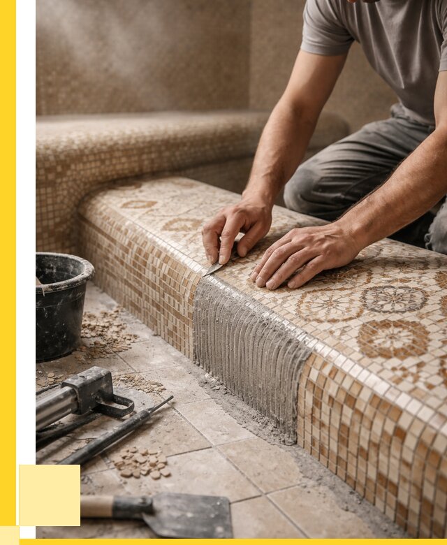 Плитка для хамама под ключ в Глазове от 3571 р. | ЭриданГлз