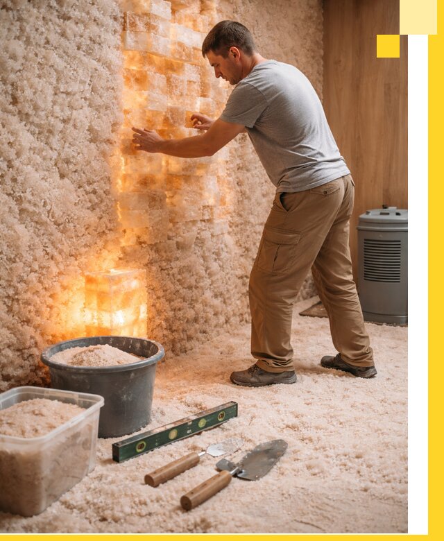 Проектирование и монтаж соляных комнат в Глазове под ключ